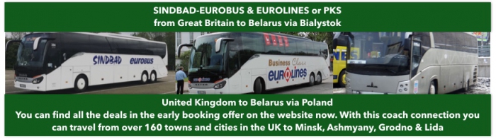 London to Belarus by bus