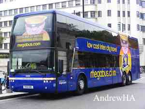 London to Manchester coach with Megabus
