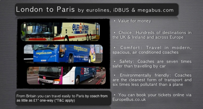 bus tours london to paris